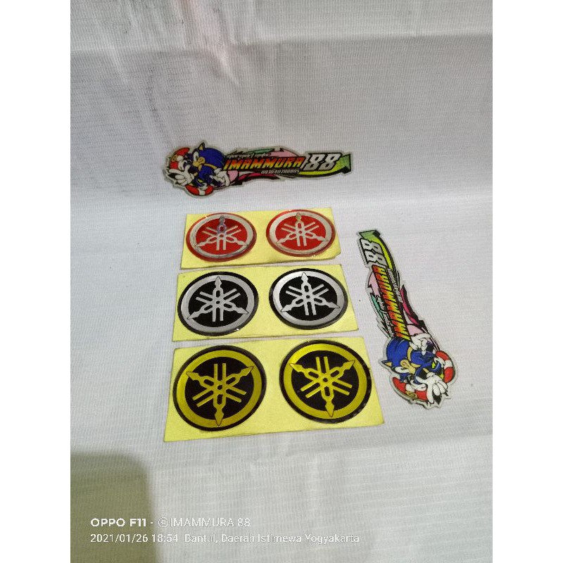 EMBLEM YAMAHA GARPUTALA STICKER RX KING RX SPESIAL