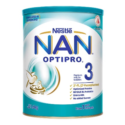

Nestle Nan Optipro Toddler Milk Formula Stage 3 1.6kg - Singapore
