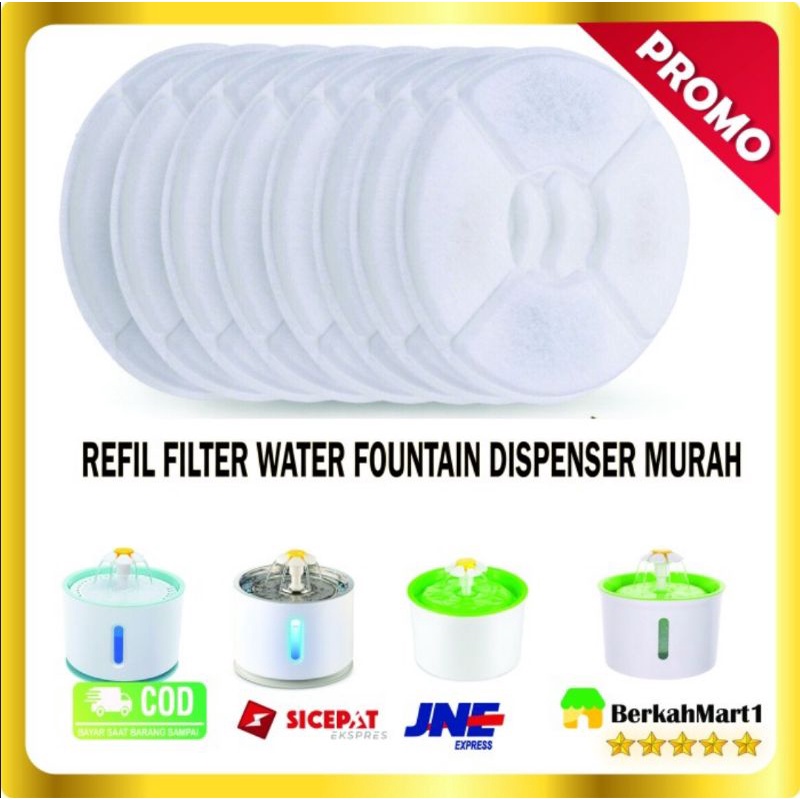 Filter Water Fountain Filter Dispenser kucing saringan tempat Minum Kucing dan Anjing Air mancur