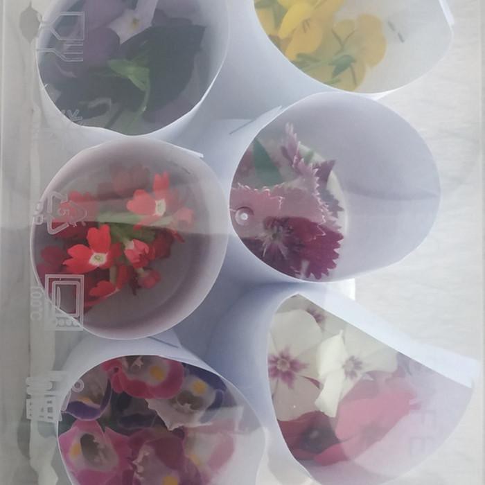 

Mix Edible Flowers - Kecil 24 Pcs