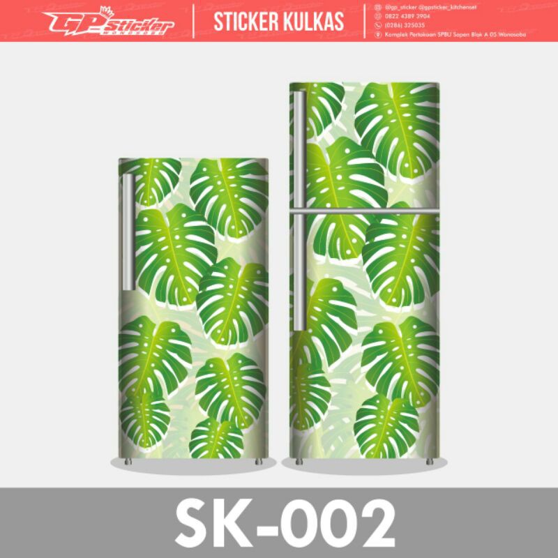 

STICKER KULKAS CUSTOM / MOTIF LAMINASI