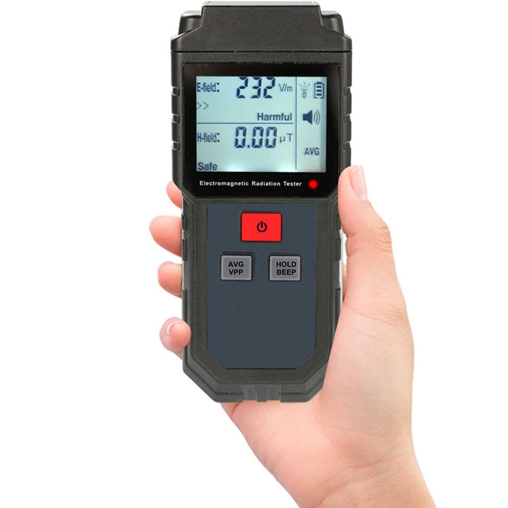 FatihShop KKmoon Electromagnetic Radiation Magnetic Field Dosimeter Detector