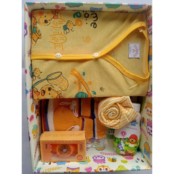 Kado bayi baru lahir/parsel sambang bayi - COWOK- ready sesuai gambar.-Newborn boy