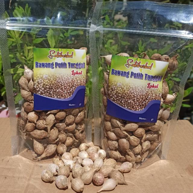 

Bawang Putih tunggal organik dari temanggung kemasan 250 gram