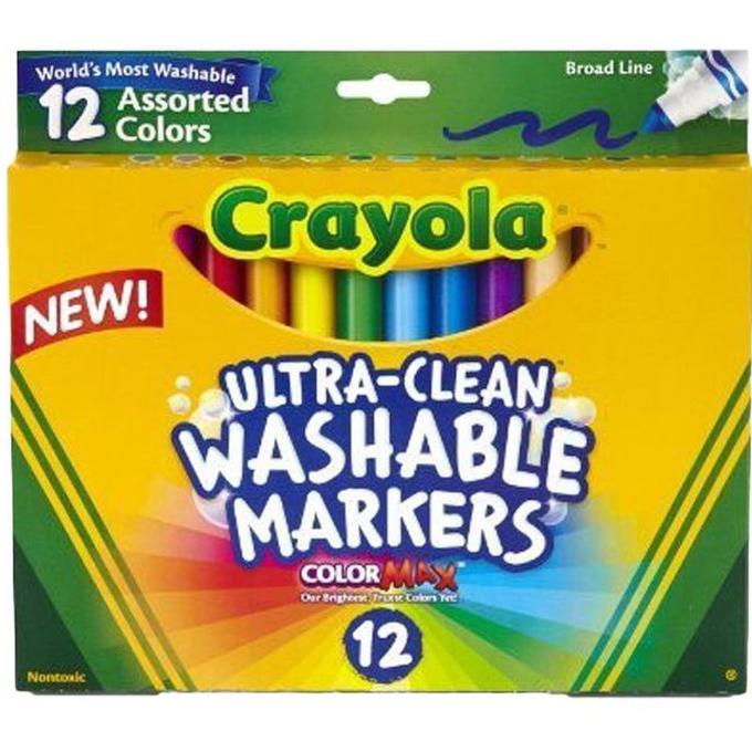 

Crayola 12ct. Ultra Clean Washable Broad Line Markers.