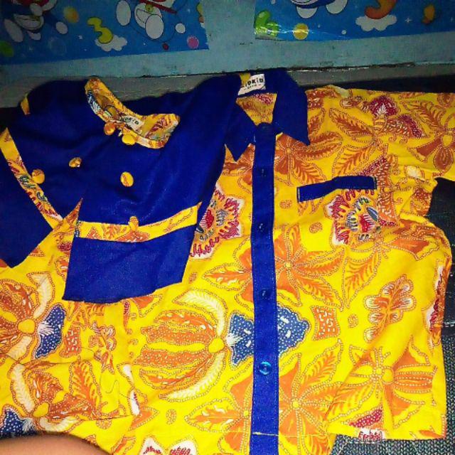 Batik Anak Couple Kakak Adik Baju Batik Couple Anak Sarimbit Koleksi 16
