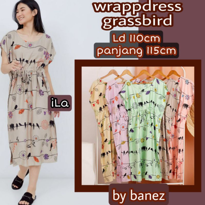 Wrapp dress grassbird by banez