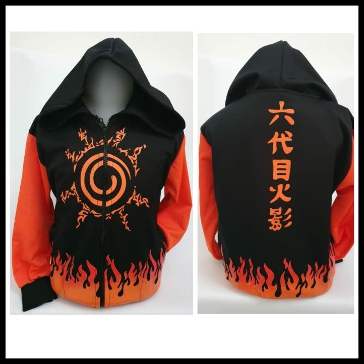 Jaket Anak Naruto Kyubi Hokage Xxl