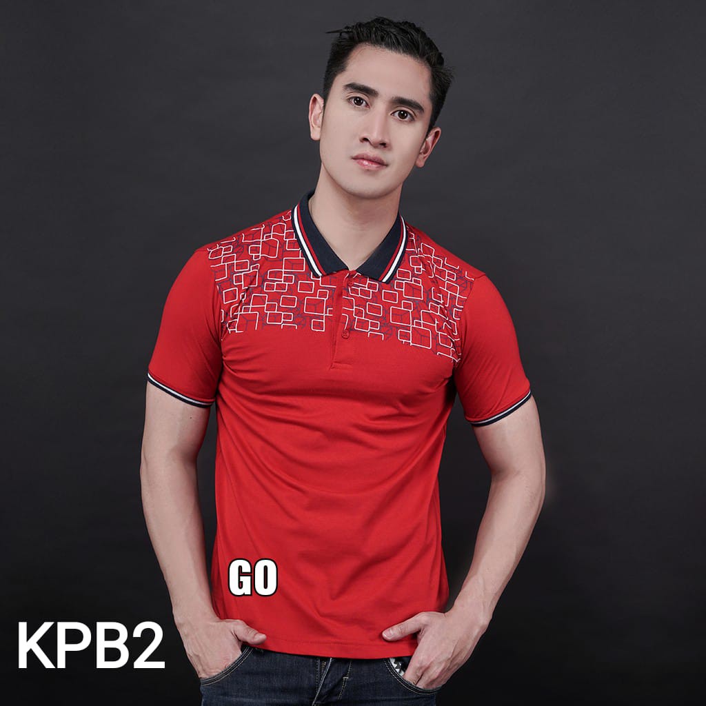 gos KPB CRESSIDA KAOS POLO KERAH Cowok Pakaian Pria Baju Polo Kerah