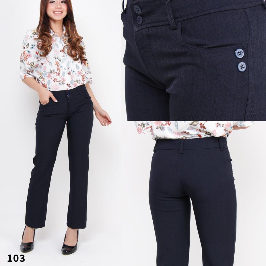 GRG Celana Kantor Wanita TrendyJumbo Big Size Size S-8L Paling Popular.