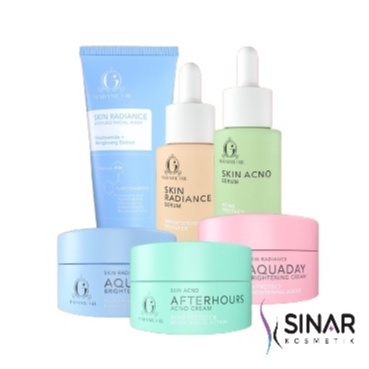 ✦SINAR✦ Madame Gie Skin Barrier Moisturizer - Barrier Serum | Skin Radiance Spotless Face Wash - Radiance Serum - Aquaday - Aquanite | Skin Acno Serum - Afterhours Acno Cream