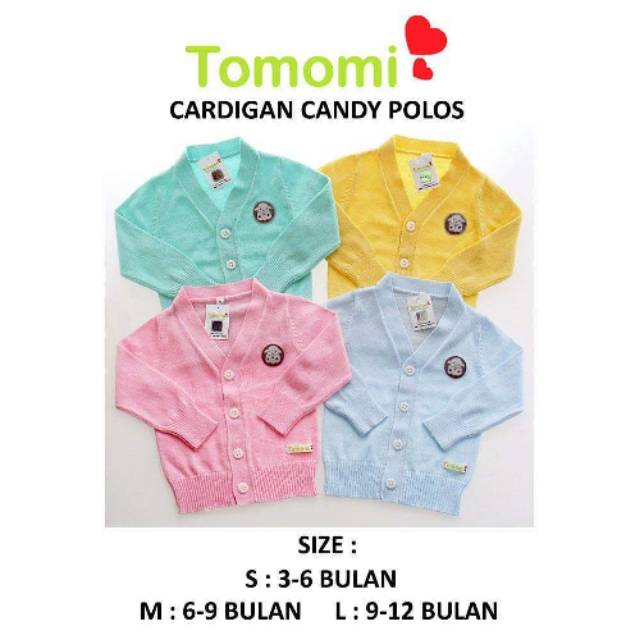 Tomomi Cardigan Candy Polos
