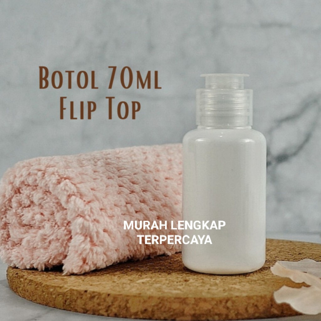 BOTOL FLIPTOP 70ML/ BOTOL TUBULAR 70ML FLIPTOP JAMUR
