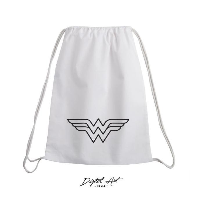 Nice Stuff String Bag U002F Tas Serut Wonder Woman