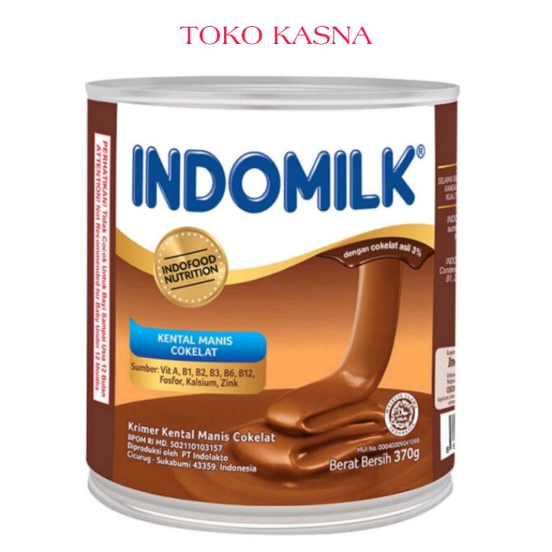 

Indomilk Susu Kental Manis Kaleng Putih & Coklat 375gr