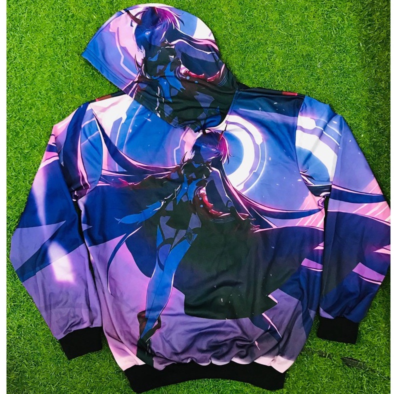 Hoodie Raiden Mei Honkai Impact Fullprint