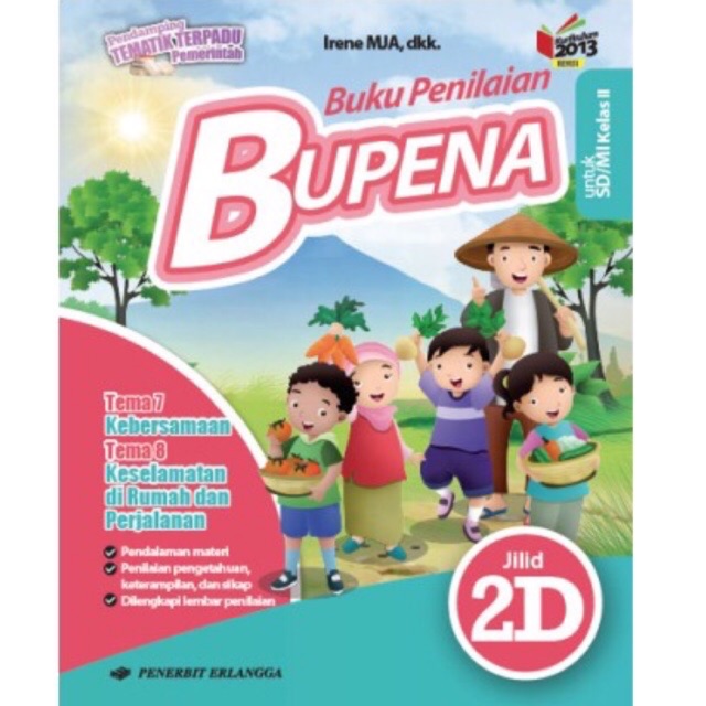 Buku Penilaian Bupena kelas 2D SD MI