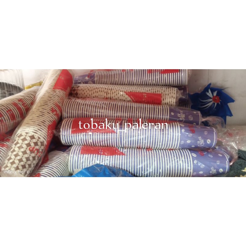 gelas kopi / PAPER CUP / ISI 50PCS