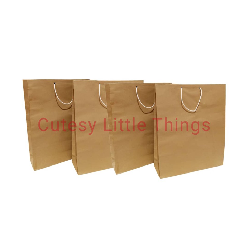 

Paper Bag Tas Kertas Coklat Polos 26 x 34 x 9 cm