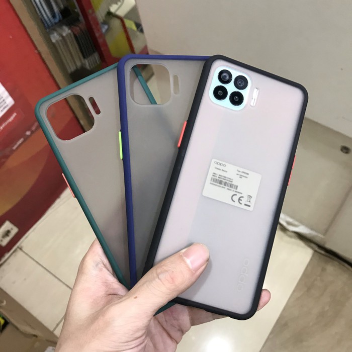 PREMIUM HYBRID CASE BLACK DOVE ANTI PECAH FOR OPPO RENO 4F