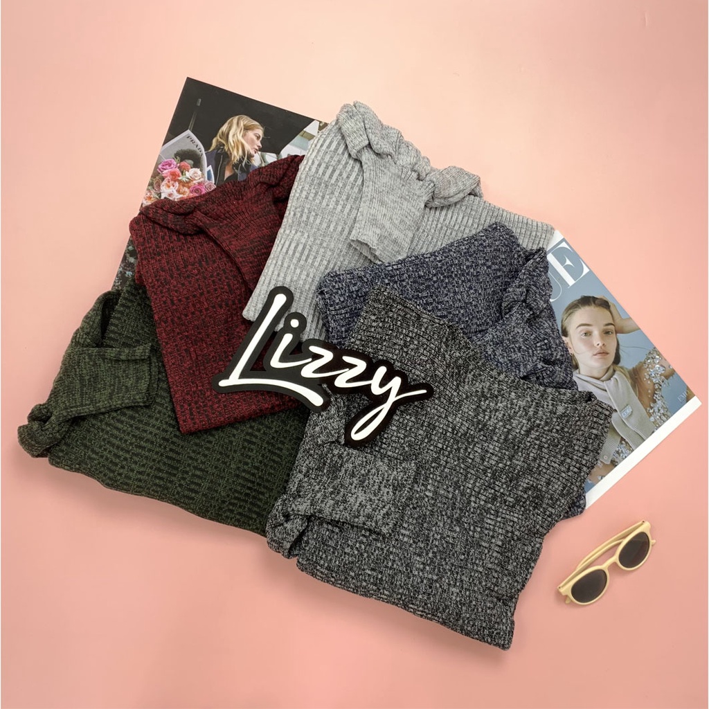 Lizzy - SWEATER BATWING TWIST PREMIUM