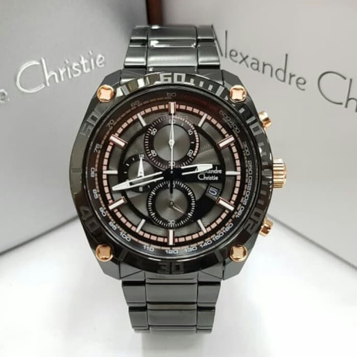 ORIGINAL Jam Tangan Pria Alexandre Christie AC 6483 / AC6483 Garansi 1 Tahun