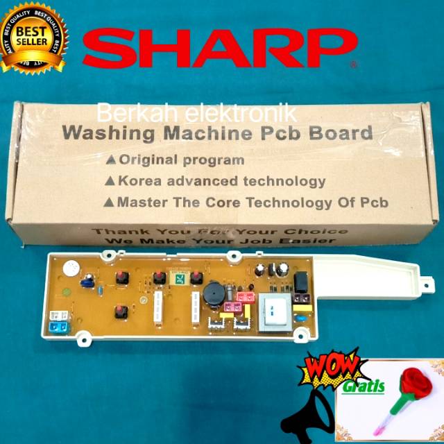 MODUL PCB BOARD MESIN CUCI MERK SHARP