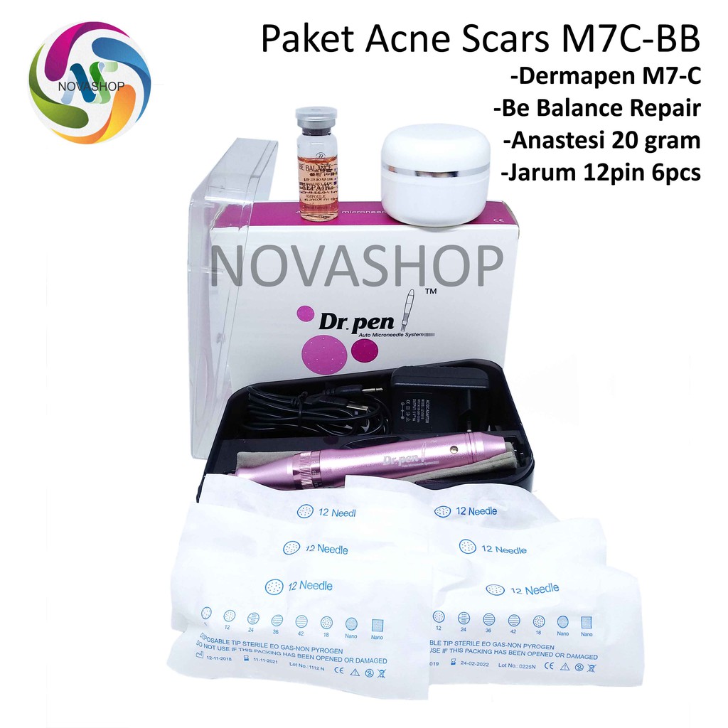 PAKET ACNE SCARS MTS BOPENG DERMAPEN