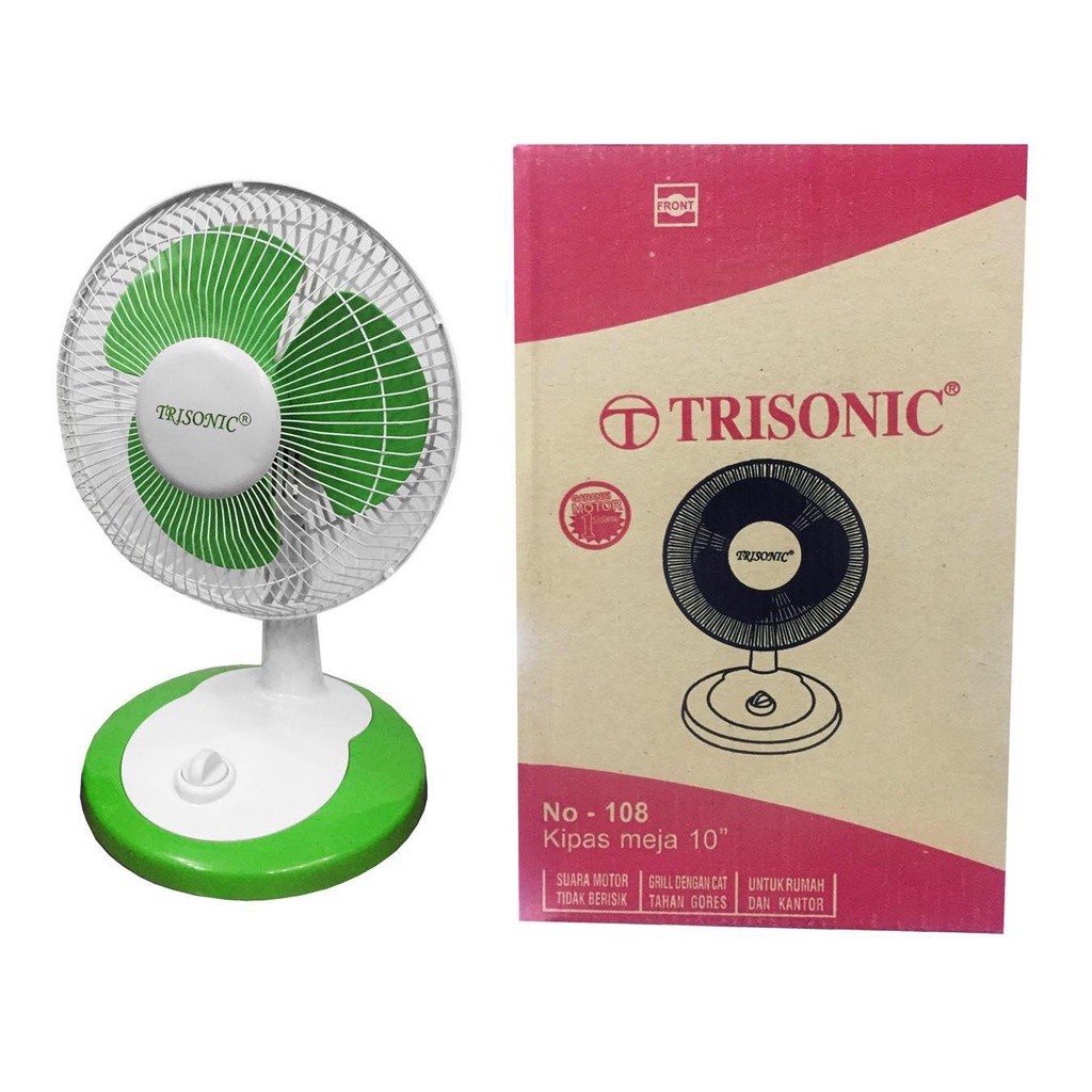 Kipas Angin Meja / Desk Fan 8 INCH TRISONIC 181