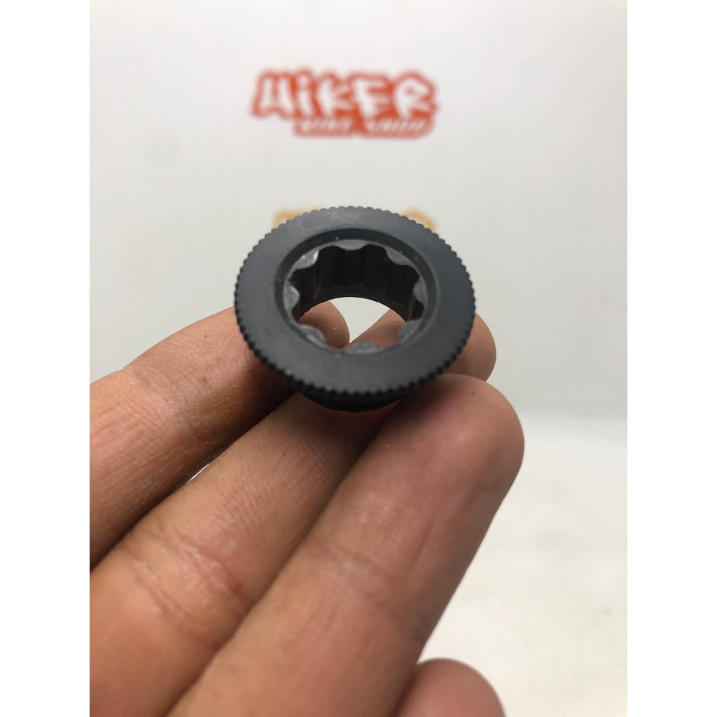 Baut Crank Bolt Nut MTB Seli Sepeda Lipat Shimano Untuk Crank Shimano Ukuran M20 Bahan Plastik Baru