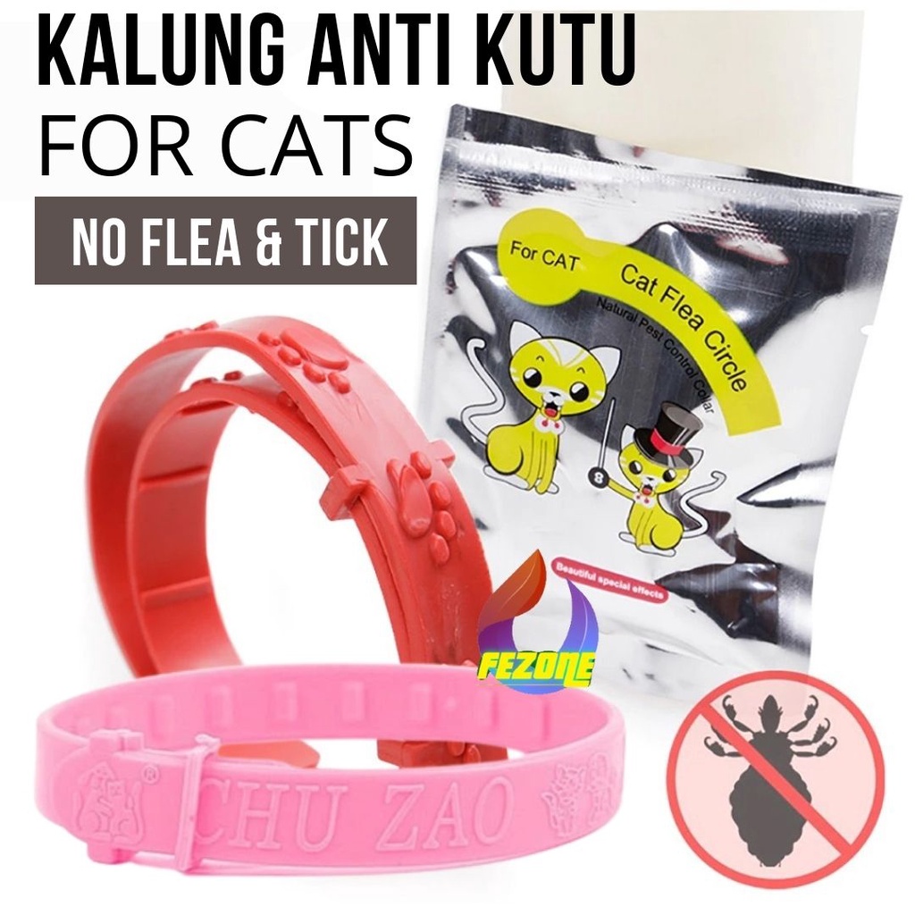 Kalung Kucing Anti Kutu Pinjal Anti Nyamuk Terbukti Ampuh Aman Terjilat FEZONE