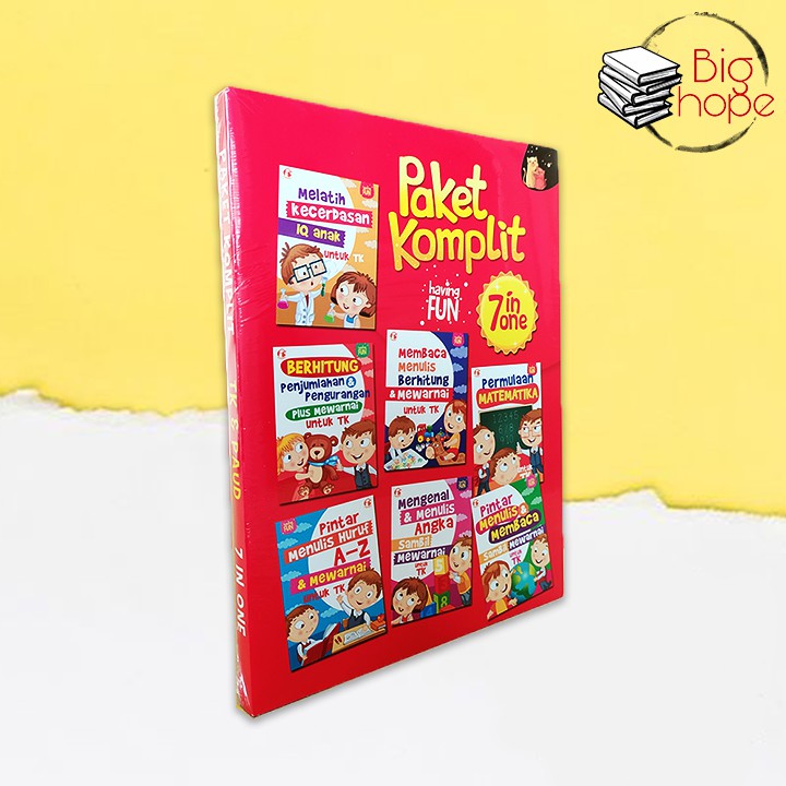 BUKU ANAK TK PAUD - PAKET KOMPLIT 7 IN 1