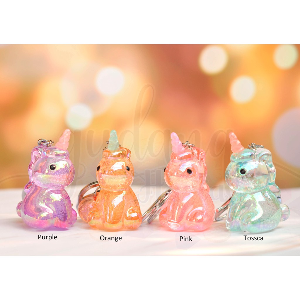 Gantungan Kunci Marble Unicorn Lucu Unik GH 302187