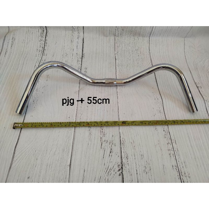Stang Setir Stir Sepeda Jengki / Mini / Minio / Minitrek Chrome
