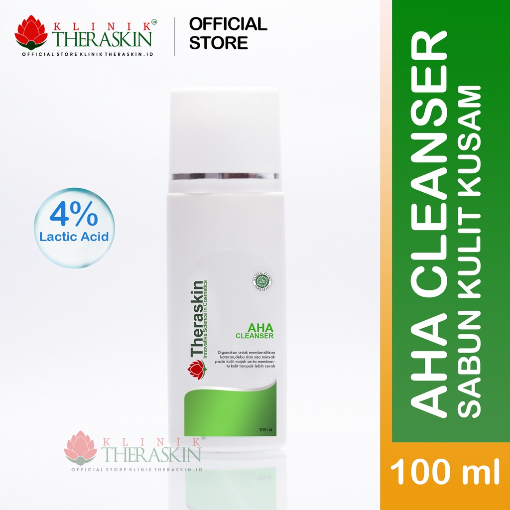 Theraskin AHA Cleanser / AHA Cleanser(Untuk Flek dan Noda Hitam) / Theraskin AHA Toner / AHA Toner T