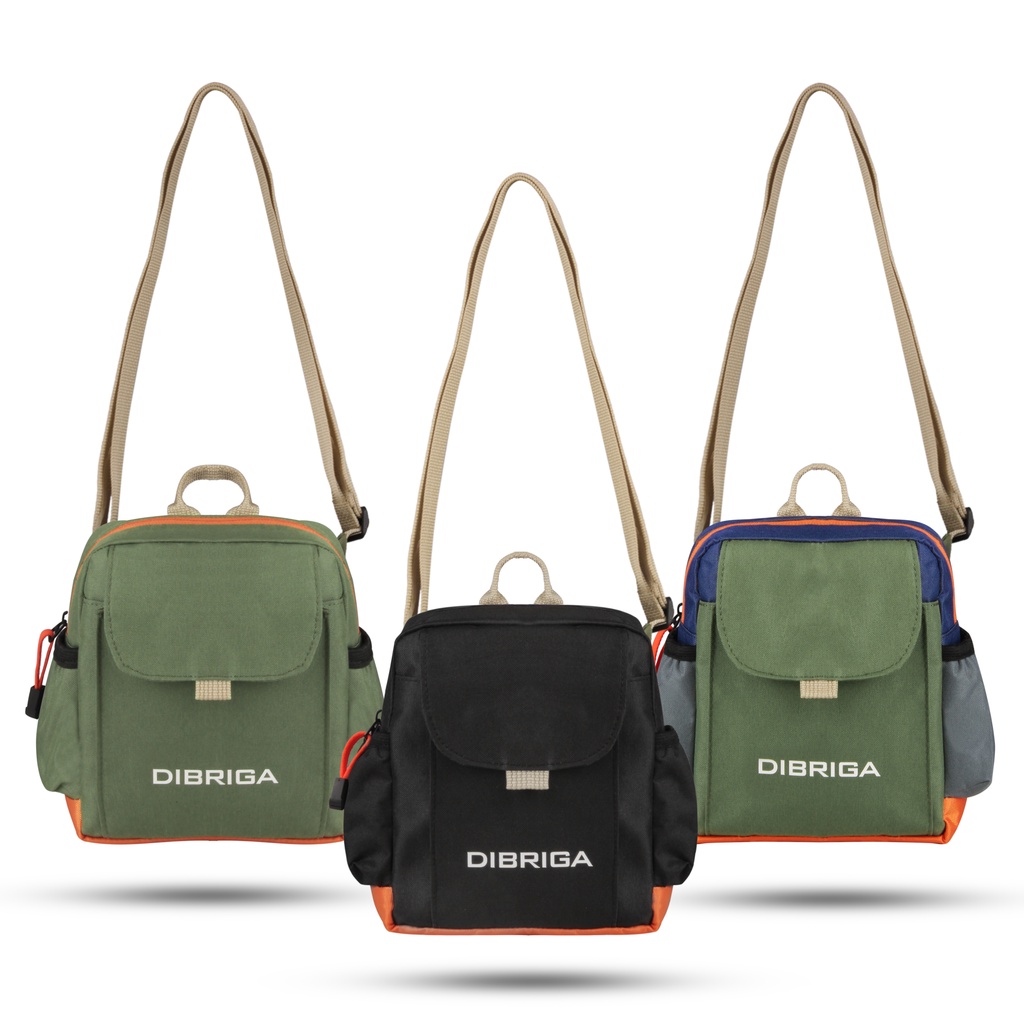 Dibriga Sling Bag Army Kanvas Series Termurah || Tas Selempang Terlaris Pria Wanita