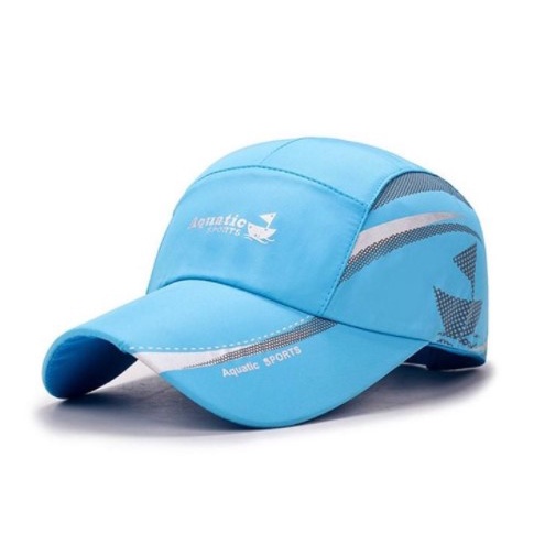 Topi Aquatic Sport Outdoor Unisex topi Olahraga Pria Wanita Keren Murah Topi Sport Pria Simpel Termurah