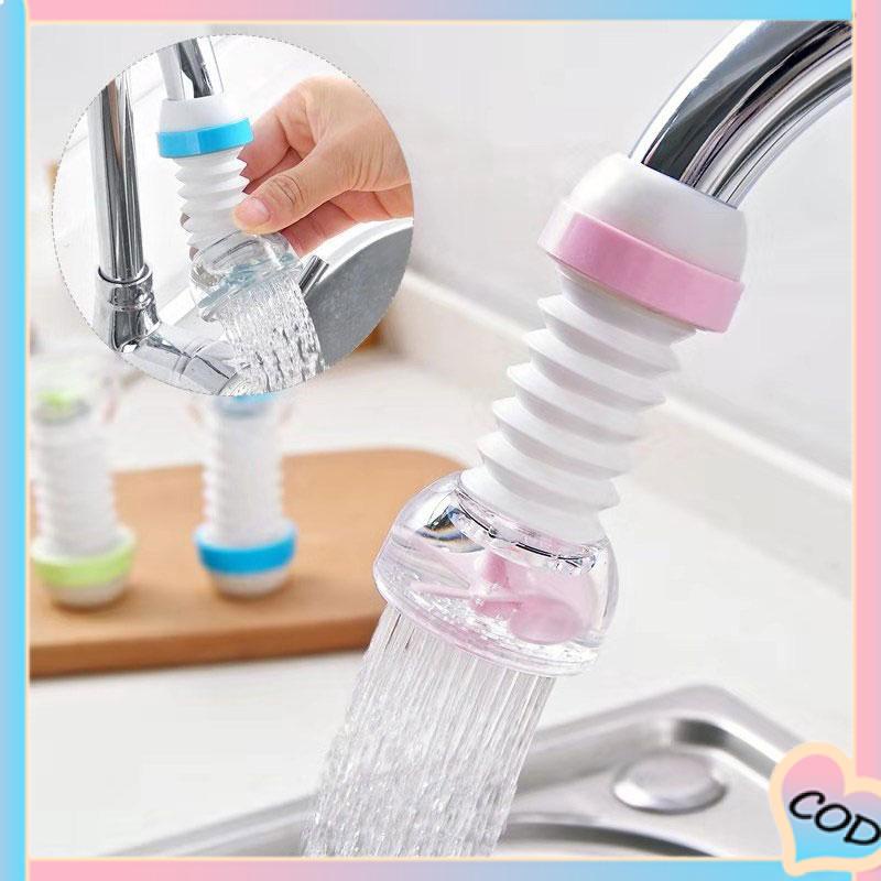 COD❤️ Faucet splash-proof head extended extension aerator kitchen rotatable filter nozzle-A.one