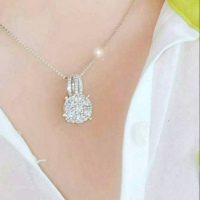 Kalung Liontin Perhiasan wanita ASLI XUPING Murah AntiKarat AntiAlergi Highquality Halus TahanLama, Adeline