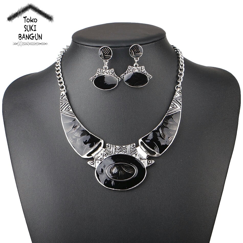 NL-008 Kalung Wanita Fashion Aksesoris Necklace Women Pendant Bohemia