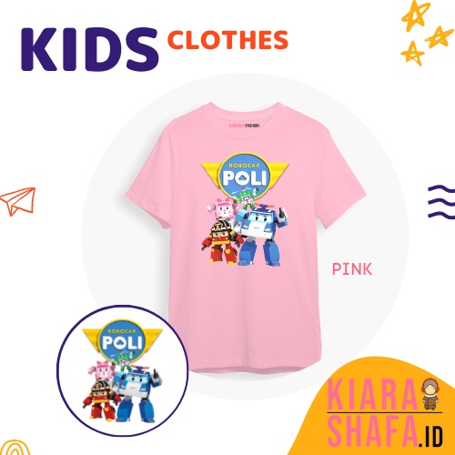 Kiarashafa - Baju Anak / Kaos Anak Robocar Poli