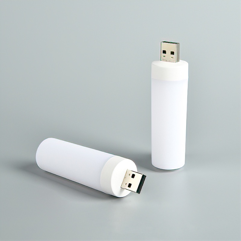 Lampu Malam Led Mini Portable Model Lidah Api Retro Dengan Power Charging Untuk Komputer