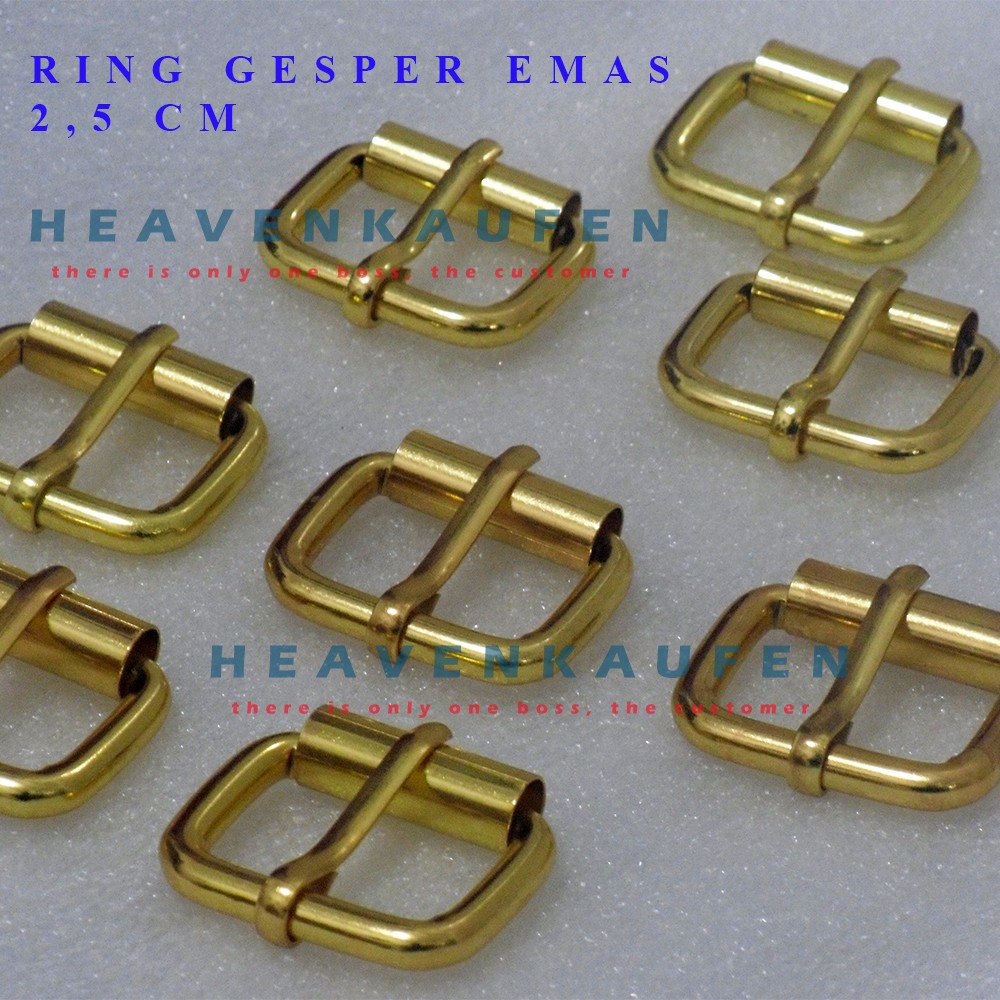 Ring Gesper Tas 2,5 cm Warna Emas Atau Gold