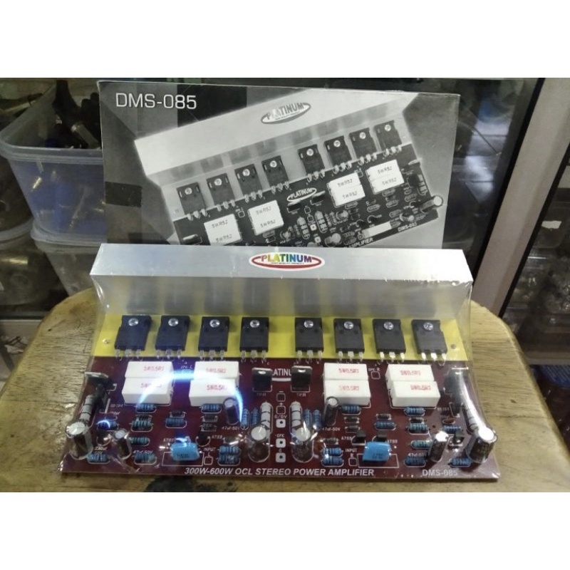 Kit Power Amplifier Streo Ocl 2x300Wat DMS 085