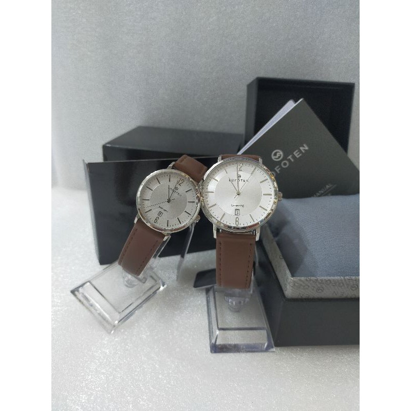 LOFOTEN F8103M/L Jam Tangan Couple Kulit Garansi resmi 1 tahun / F - 8103 M / L