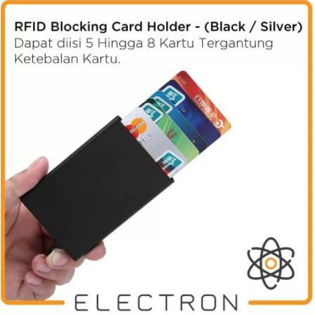 RFID Blocking Card Holder Dompet Kartu Kredit Smart Wallet Credit Lock