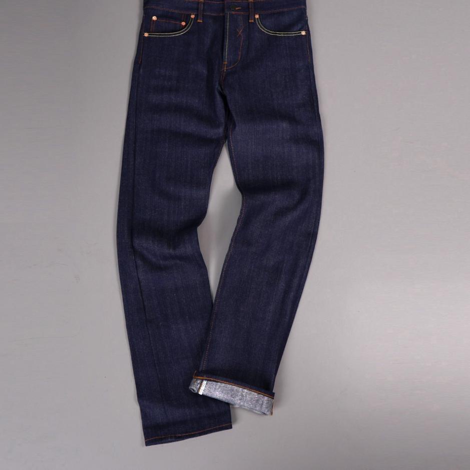 Belanja Mantap--Classyland - Celana Jeans Basic Line - Djoeang 14oz Sanforized Deep Blue