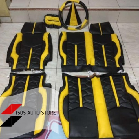 Sarung Jok Mobil Cover Seat Covers Mobil Pick Up Futura SS Grandmax Newcarry L300 Kijang Panther Dll