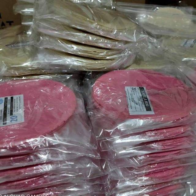 Tortilla Kulit Kebab Warna Diameter 25 cm