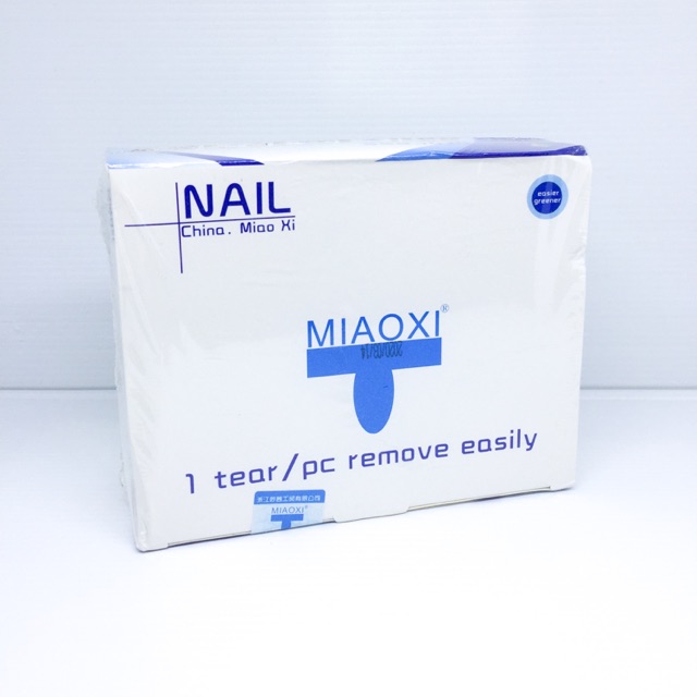 Miaoxi Nail Gel Remover Wraps Pembersih Penghapus Kutek Gel